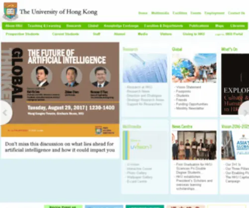 Hku.edu.hk(The University of Hong Kong) Screenshot