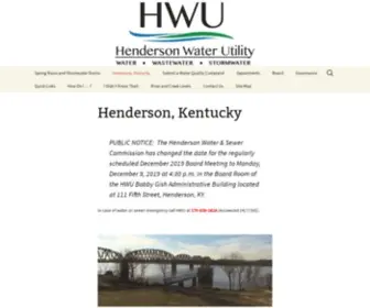 HKywater.org(Henderson Water Utility) Screenshot