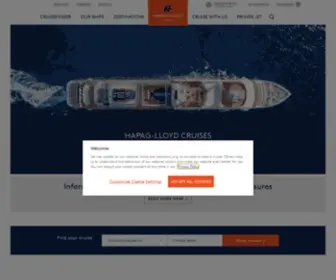 HL-Cruises.com(Unique cruises to the most beautiful destinations with Hapag) Screenshot