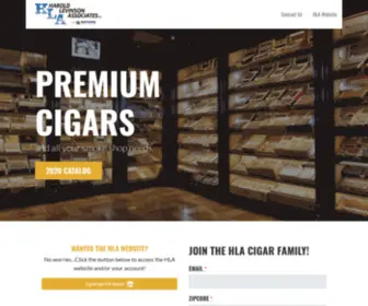 Hlacigars.com(Premium Cigars) Screenshot