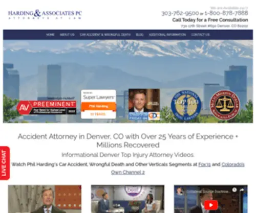 Hlaw.org(Car Accident Attorney Denver) Screenshot