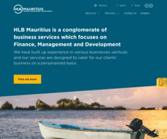 HLB-Mauritius.com(HLB Mauritius) Screenshot