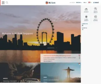 Hlbank.com.sg(HL Bank Singapore) Screenshot