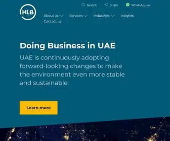 HLbhamt.com(Auditors in Dubai) Screenshot