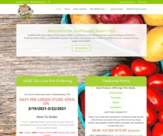 Hlbuyersclub.com(Healthy Living Buyers Club) Screenshot