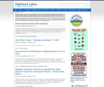HLCC.org(Highland Lakes) Screenshot