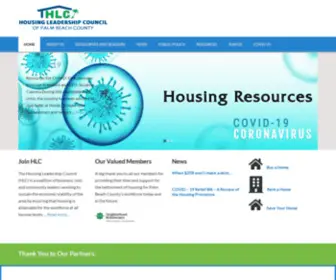 HLCPBC.org(The Housing Leadership Council of Palm Beach County) Screenshot