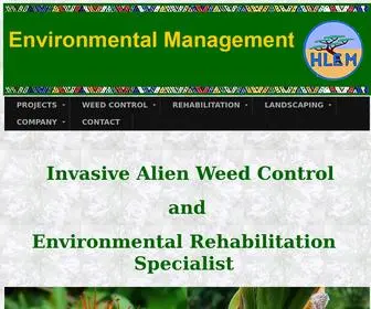 Hlem.co.za(Alien Weed Control Indigenous Landscaping Environmental Rehabilitation Vegetation Specialist) Screenshot