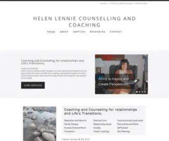 Hlenniecounselling.com(HELEN LENNIE COUNSELLING AND COACHING) Screenshot