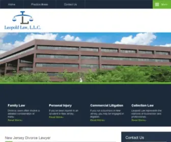 Hleopoldlaw.com(Bergen County Divorce Lawyer) Screenshot