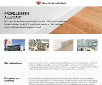 HLF-Leisten.com(Heberndorfer Leistenfabrik) Screenshot