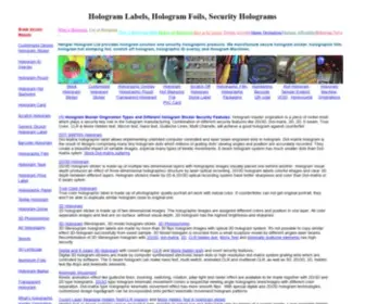 Hlhologram.com(Security Hologram) Screenshot