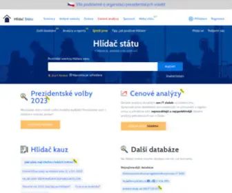 Hlidacstatu.cz(Hlídač státu) Screenshot