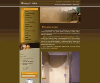 Hlinaprodum.cz(HLINĚNÉ OMÍTKY) Screenshot