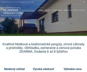 Hlinikove-Pergoly.com(Hliníkové pergoly.com) Screenshot