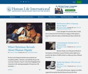 Hli.org(Human Life International) Screenshot