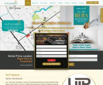 HLpgalleriamohali.com(HLP Galleria Mohali) Screenshot