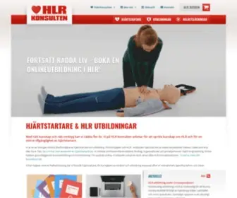 HLR-Konsulten.se(Hjärtstartare) Screenshot