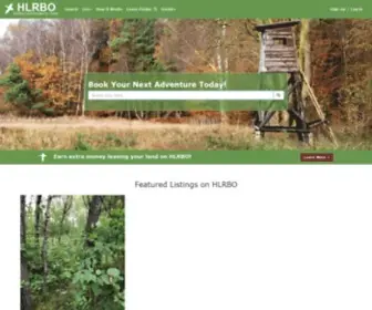 HLrbo.com(The premier online hunting lease network) Screenshot