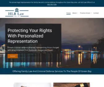 HLrlaw-WI.com(Green Bay Family Law Attorney) Screenshot