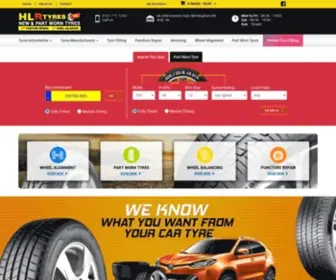 HLRTyres.co.uk(Tyres Birmingham) Screenshot