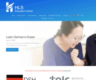 HLS-Sprachschule.de(Sprachschule Essen) Screenshot