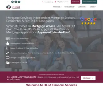 Hlsa-FS.co.uk(Mortgage Advisors & Brokers in Basingstoke) Screenshot