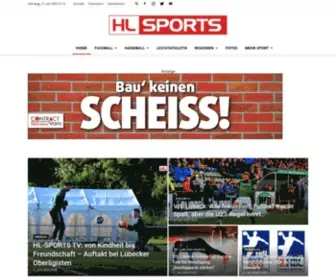 HLsports.de(Sportnachrichten für die region lübeck) Screenshot