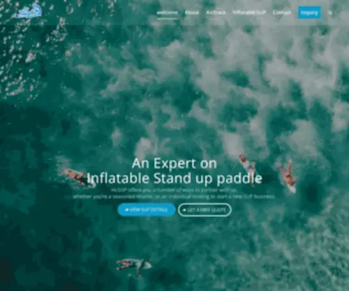 Hlsup.com(Inflatable SUP manufacturer) Screenshot