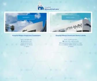 Hma.com.mx(Hospital México Americano) Screenshot