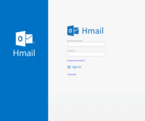 Hmail.sg(Outlook) Screenshot