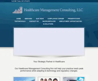 Hmcexperts.com(Holmes Medical Consulting) Screenshot