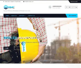 Hmcindus.com(Material Supply in Jubail) Screenshot