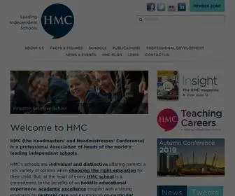 HMC.org.uk(HMC (the Headmasters' and Headmistresses' Conference)) Screenshot