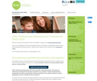 HMCPD.org.uk(Professional Development) Screenshot