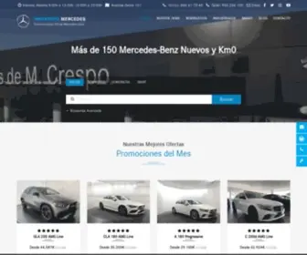 HMcrespomercedes.es(Mercedes-Benz Hijos de Manuel Crespo Concesionario Oficial en Alicante) Screenshot