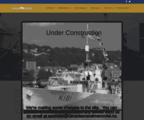 HMCssackville.ca(HMCS Sackville) Screenshot