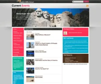 Hmcurrentevents.com(HMH Holt McDougal Current Events) Screenshot