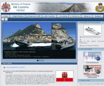 Hmcustoms.gov.gi(HM Customs Gibraltar) Screenshot