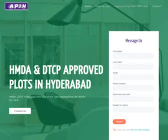 Hmdaplotshyderabad.in(DTCP, YTDA Open Plots for sale in Hyderabad) Screenshot