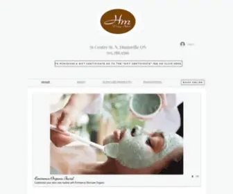 Hmdayspamuskoka.com(Eminence Skincare Organic Shop Canada) Screenshot