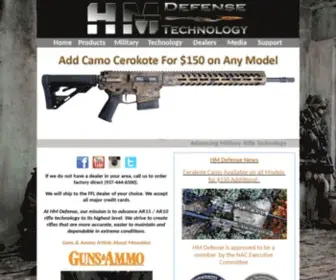 Hmdefense.com(AR15 HM Defense & Technology AR15) Screenshot