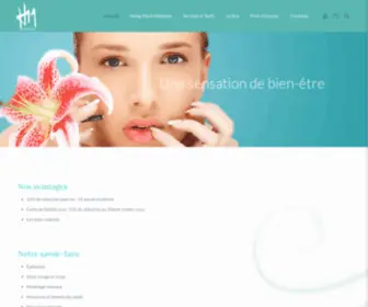 Hmesthetique.com(HM Esthétique) Screenshot