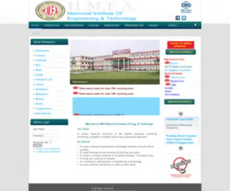 Hmfamiet.in(HMFA Memorial Institute of Engineering and Technology) Screenshot