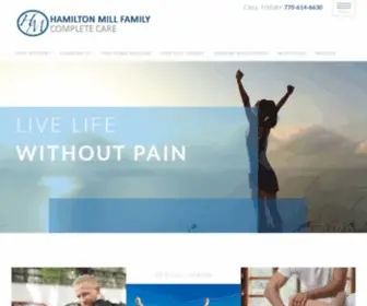 HMFCC.com(Chiropractor in Dacula) Screenshot