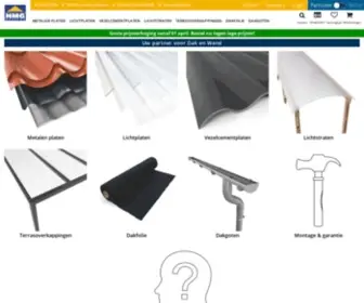 HMG-Benelux-Shop.com(Expert in dakplaten) Screenshot