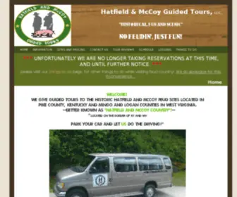 Hmguidedtours.com(Hatfield McCoy Guided Tours) Screenshot