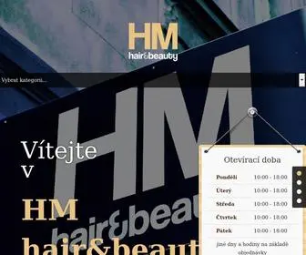 Hmhairandbeauty.cz(HM hair&beauty) Screenshot