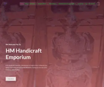 Hmhandicraftemporium.in(Handicraft Hub) Screenshot