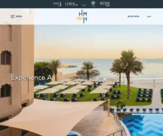 HMhhotelgroup.com(Hospitality Management Company in Dubai) Screenshot